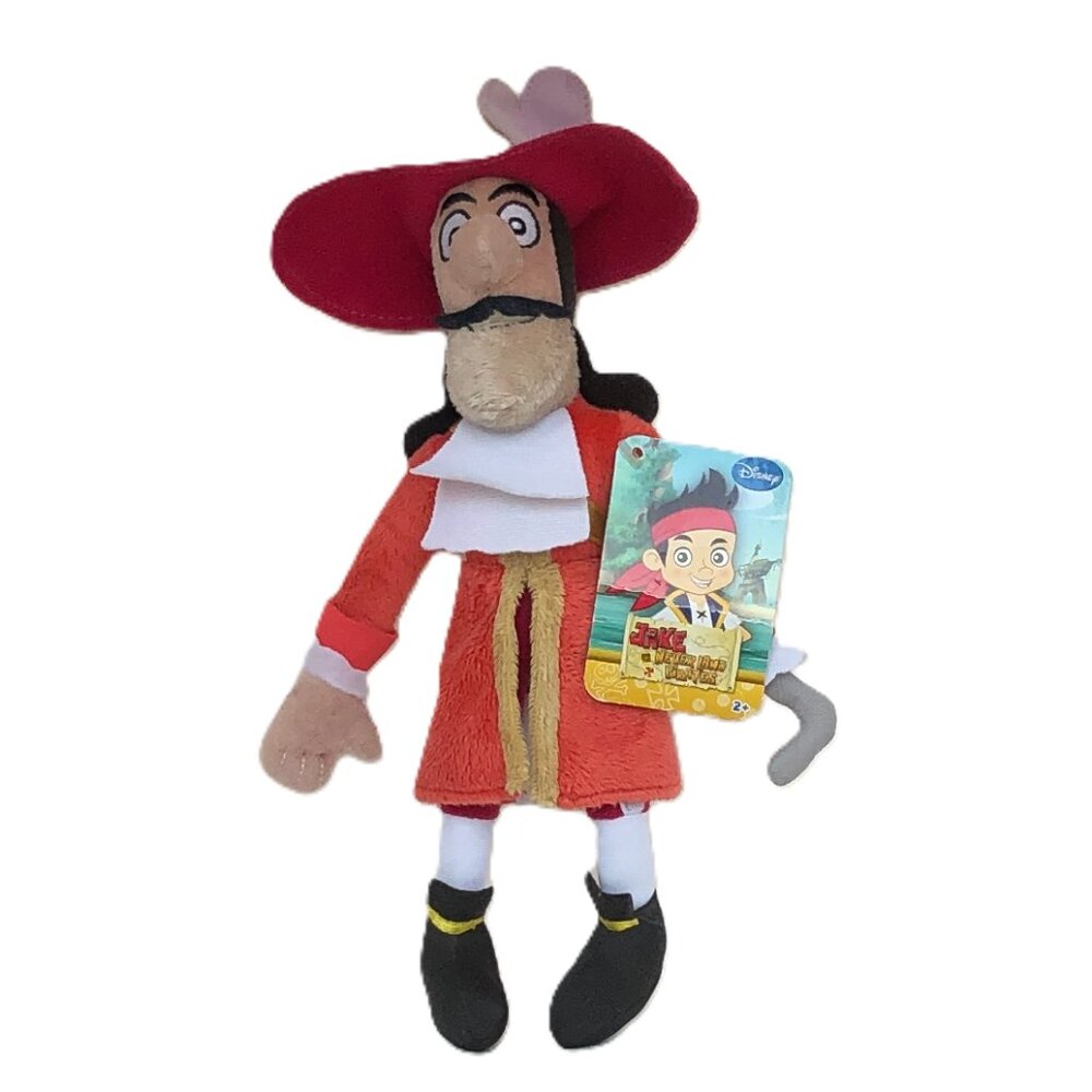New w/ Tag Disney Jake And The Never Land Pirates CAPTAIN HOOK 11"
